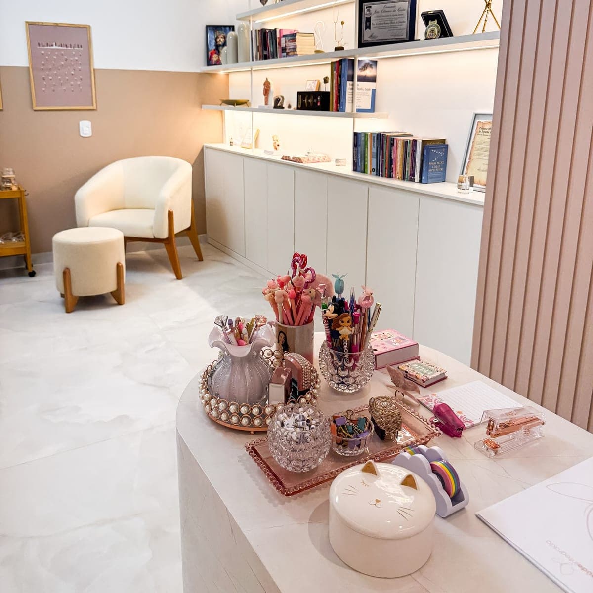 Sala de atendimento do consultório